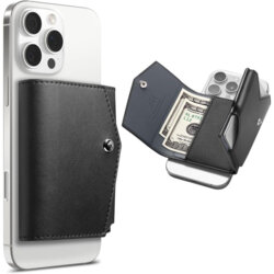 Portofel magnetic MagSafe 3 carduri, universal Spigen, negru