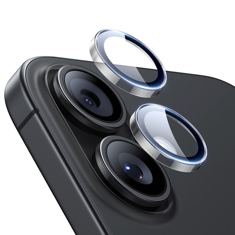 Folie sticla camera iPhone 16 ESR Armorite Camera Lens Protectors, transparenta