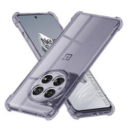 Husa OnePlus 12 Techsuit Shockproof Clear Silicone, fumuriu