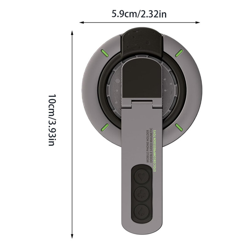 Suport MagSafe telefon 360° premium din aluminiu, Techsuit AluStandX SB1