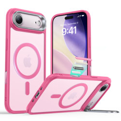 Husa iPhone 17 Air ESR Classic Hybrid HaloLock Kickstand, roz
