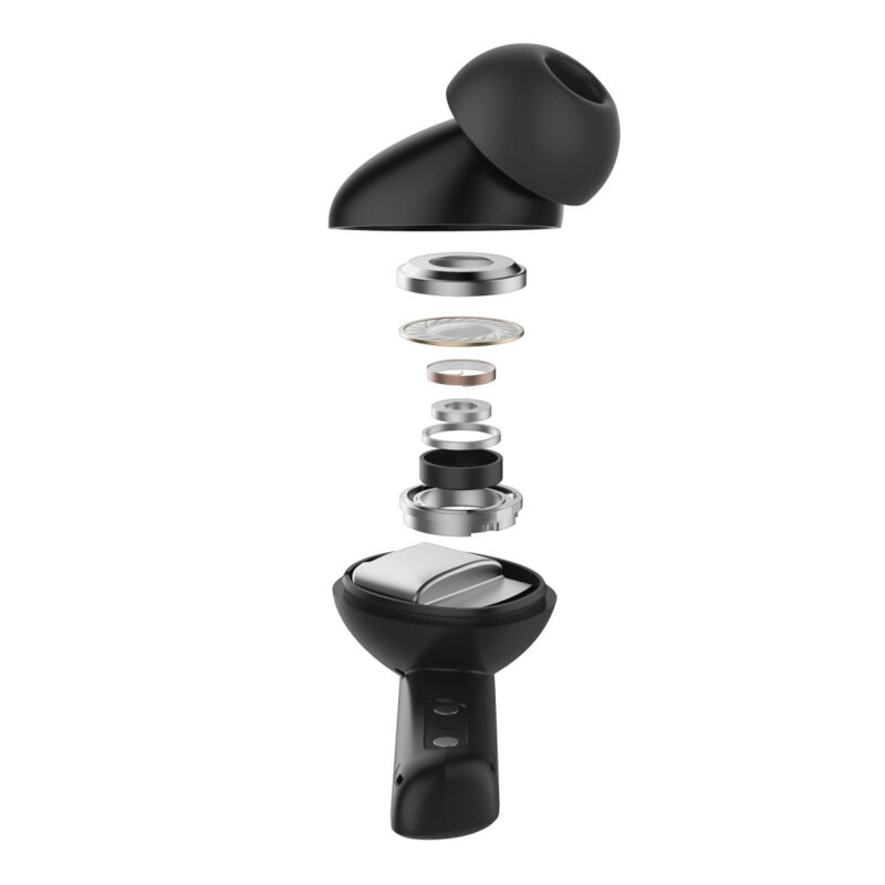 Casti wireless Bluetooth, ANC Spigen, negru, SA2402