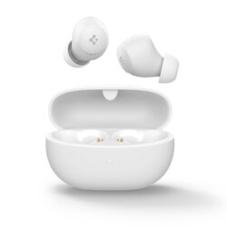 Casti wireless Bluetooth, ANC Spigen, alb, SA2401