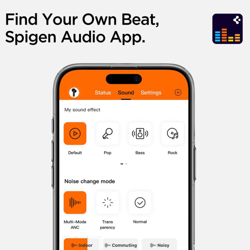 Casti wireless Bluetooth, ANC, microfon Spigen, alb, SA2400