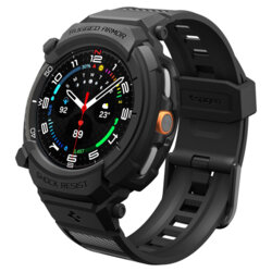 [Pachet husa + curea] Samsung Galaxy Watch8 Classic Spigen Rugged Armor Pro, negru