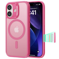 Husa iPhone 17 ESR Classic Hybrid HaloLock, roz