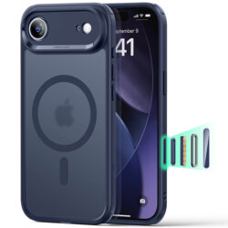 Husa iPhone 17 Air ESR Classic Hybrid HaloLock, bleu