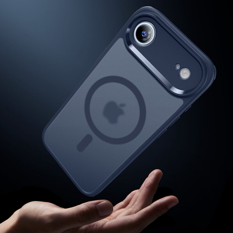 Husa iPhone 17 Air ESR Classic Hybrid HaloLock, bleu