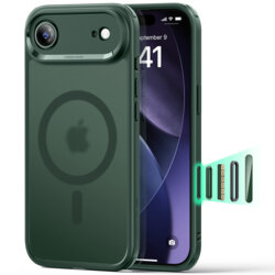 Husa iPhone 17 Air ESR Classic Hybrid HaloLock, verde