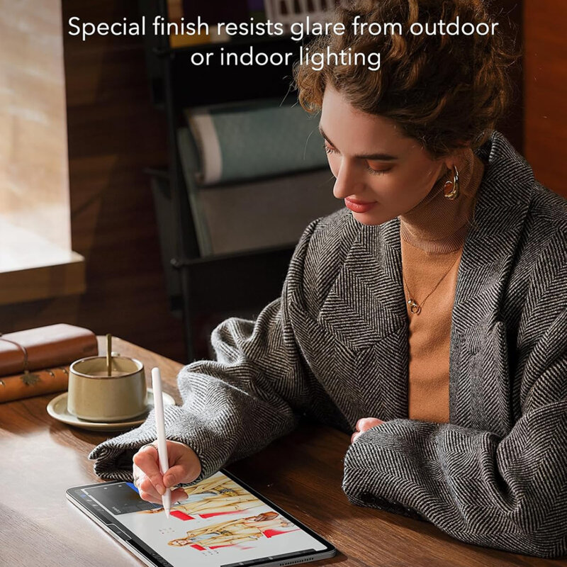 [Pachet 2x] Folie iPad Air 13 (2025) ESR Paper-Feel, mata