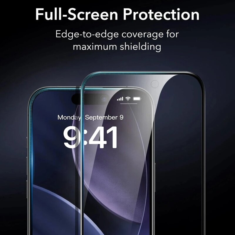 [Pachet 3x] Folie sticla iPhone 17 ESR Privacy Armorite Screen Protector UltraFit, negru