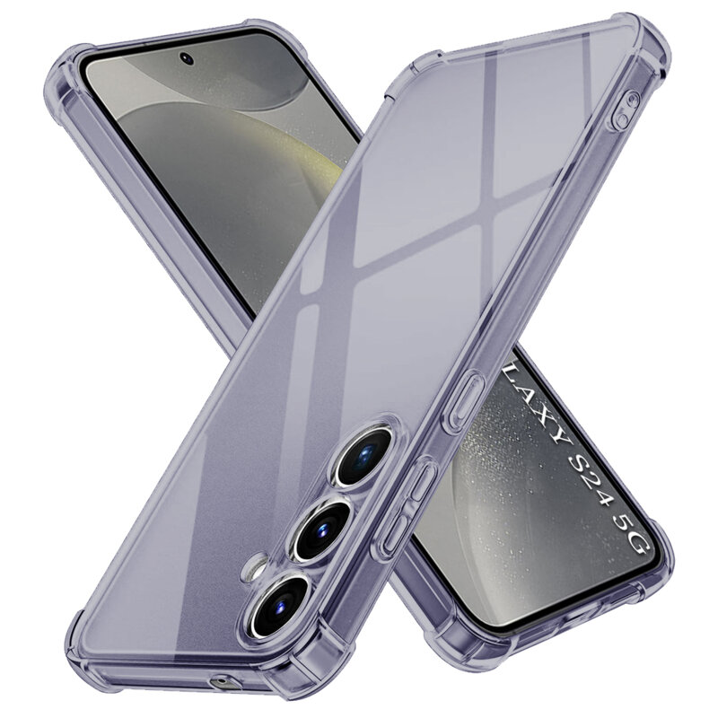 Husa Samsung Galaxy S24 Techsuit Shockproof Clear Silicone, fumuriu