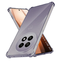 Husa OnePlus 13R Techsuit Shockproof Clear Silicone, fumuriu