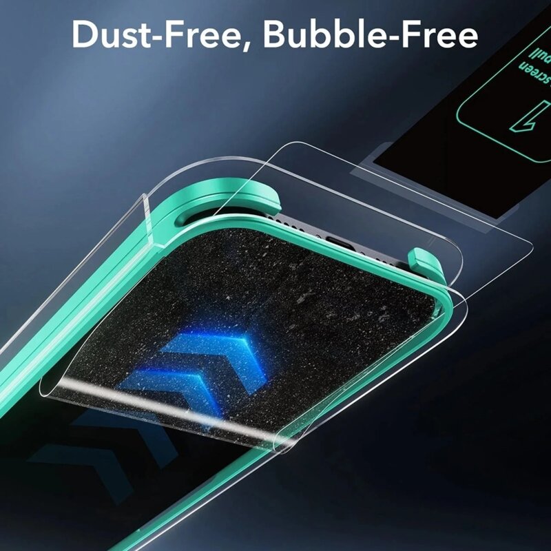 [Pachet 3x] Folie sticla iPhone 17 Air ESR Privacy Armorite Screen Protector UltraFit, negru