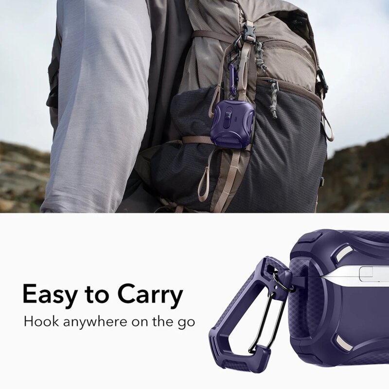 Husa Apple AirPods Pro 3 ESR Cyber FlickLock HaloLock, mov