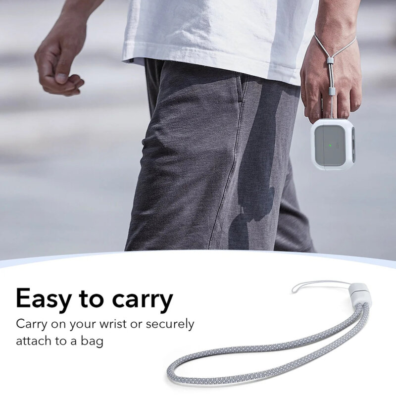 Husa Apple AirPods Pro 3 ESR Orbit Hybrid HaloLock, alb