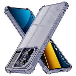 Husa Xiaomi Poco X6 Techsuit Shockproof Clear Silicone, fumuriu