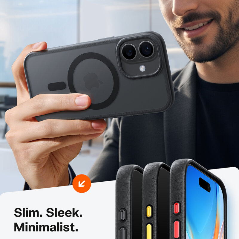 Husa iPhone 17 Torras Guardian Magnetic Series, negru