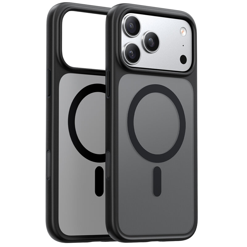 Husa iPhone 17 Pro Max Torras Guardian Magnetic Series, negru
