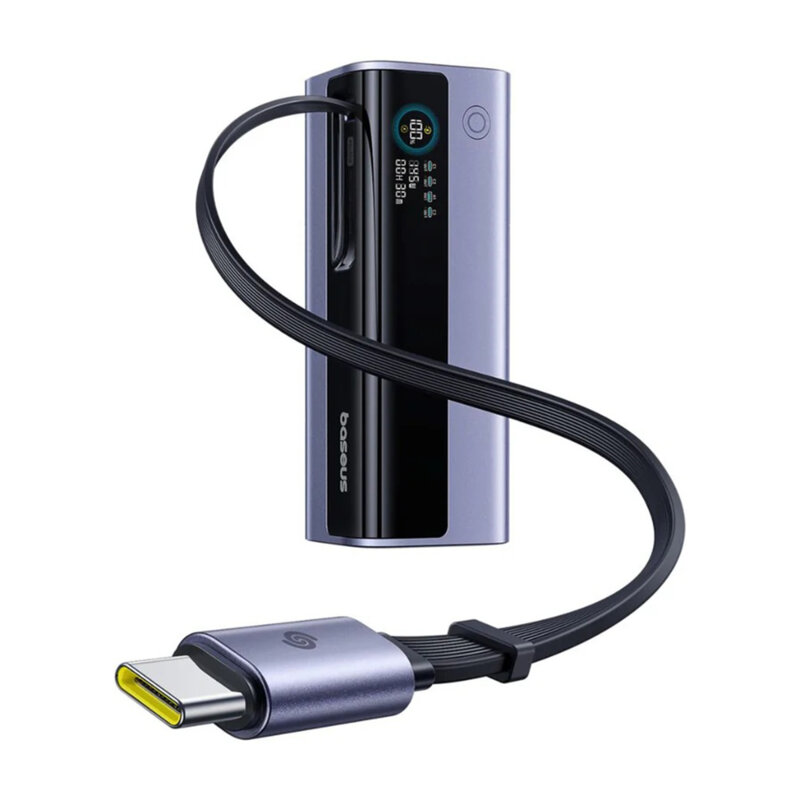 Baterie externa cu cablu retractabil 20000mAh, Baseus EnerGeek GR11, E0027B01