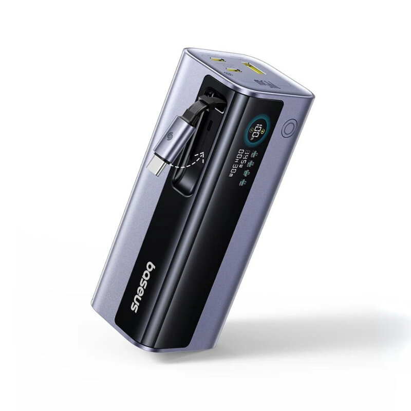 Baterie externa cu cablu retractabil 20000mAh, Baseus EnerGeek GR11, E0027B01