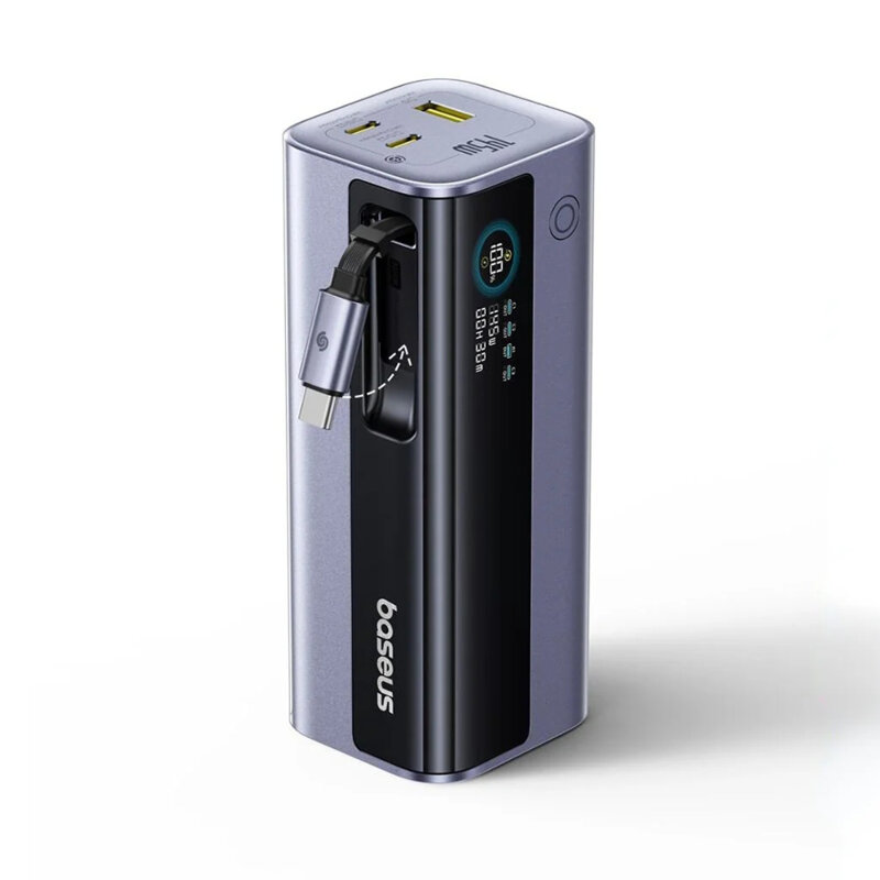 Baterie externa cu cablu retractabil 20000mAh, Baseus EnerGeek GR11, E0027B01