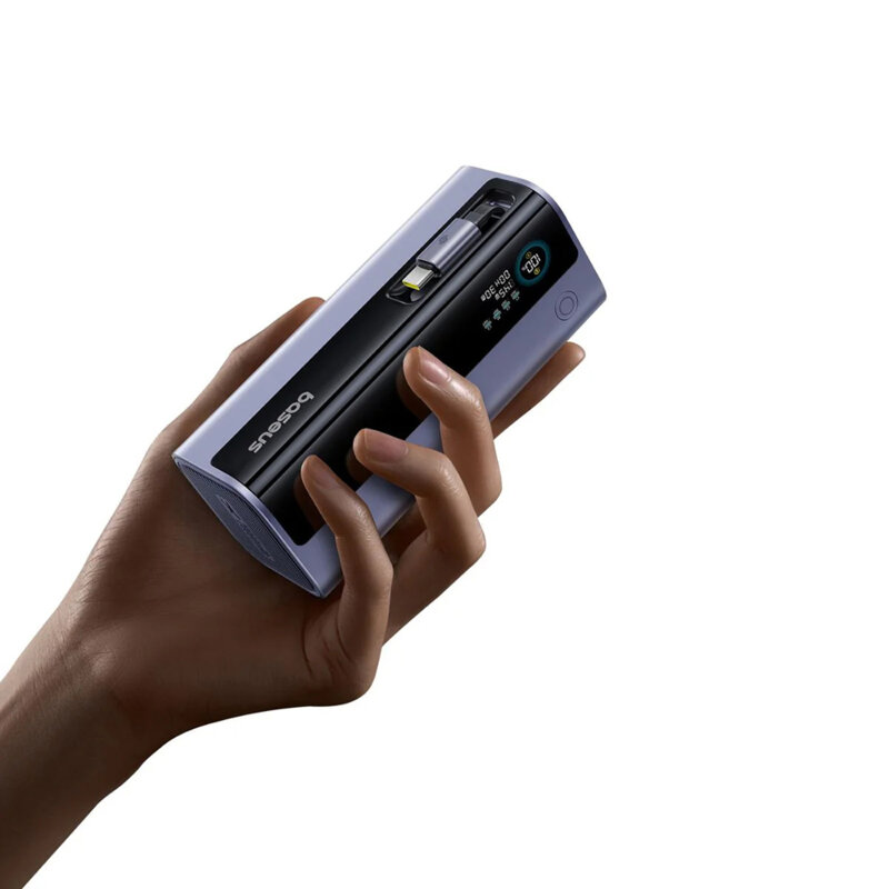 Baterie externa cu cablu retractabil 20000mAh, Baseus EnerGeek GR11, E0027B01