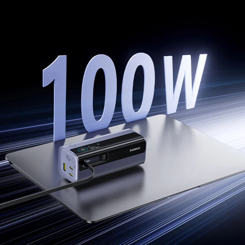 Baterie externa cu cablu retractabil 20000mAh, Baseus EnerGeek GR11, E0027B01