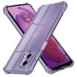 Husa Motorola Moto G24 Techsuit Shockproof Clear Silicone, fumuriu