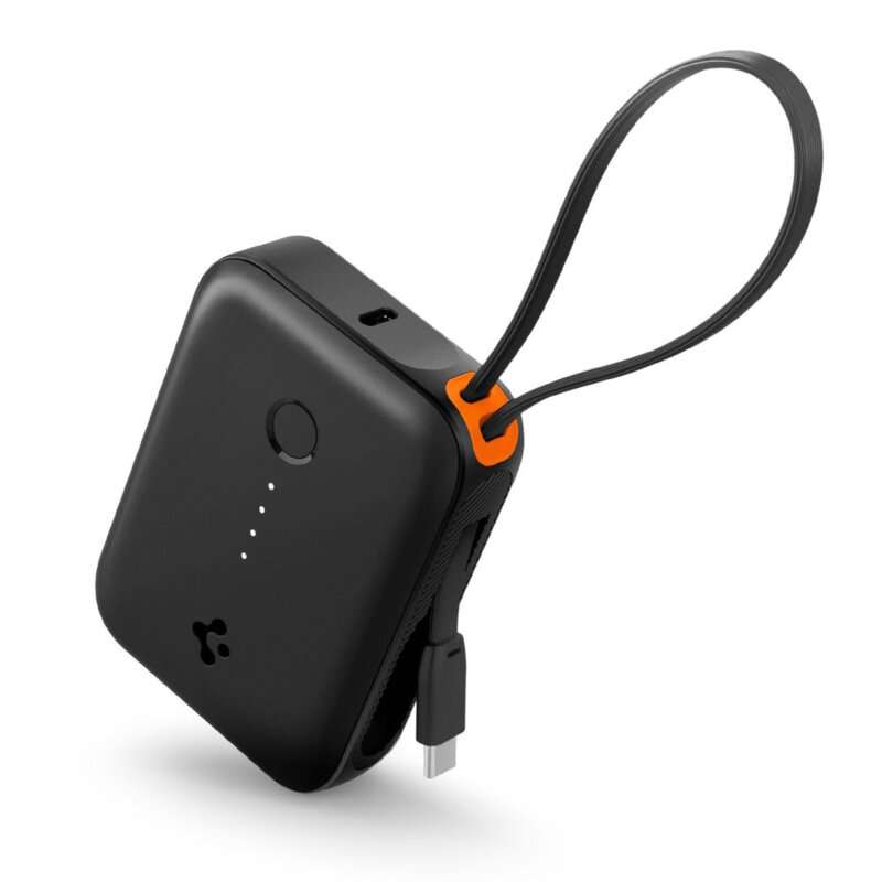 Power bank USB, Type-C + cablu Spigen, 10000mAh, 30W, EA3010BT