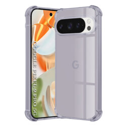 Husa Google Pixel 9 Pro Techsuit Shockproof Clear Silicone, fumuriu