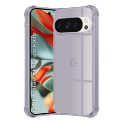 Husa Google Pixel 9 Pro XL Techsuit Shockproof Clear Silicone, fumuriu