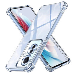 Husa Oppo Reno11 F Techsuit Shockproof Clear Silicone, transparenta