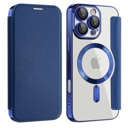 Husa Samsung Galaxy A17 5G Techsuit SmartMag Book Case, albastru