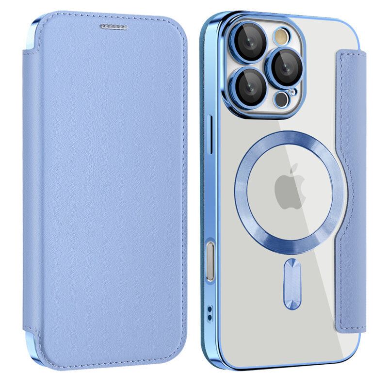 Husa Samsung Galaxy A17 5G Techsuit SmartMag Book Case, bleu