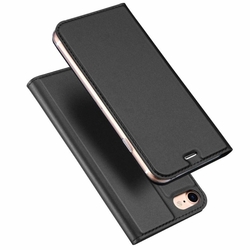 Husa iPhone 7 Dux Ducis Flip Stand Book - Negru