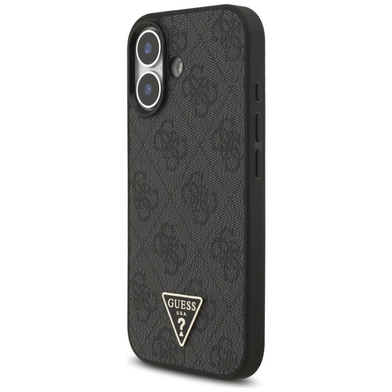 Husa originala Guess iPhone 17 Hardcase 4G Triangle Logo MagSafe, negru, GUHMP17SP4TSDPPSK