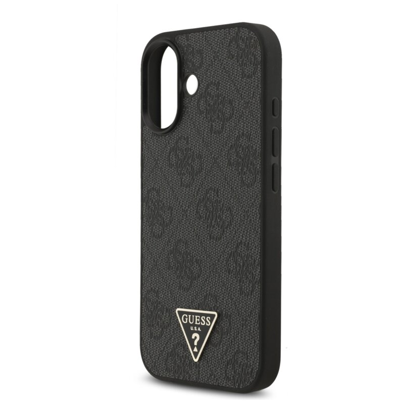 Husa originala Guess iPhone 17 Hardcase 4G Triangle Logo MagSafe, negru, GUHMP17SP4TSDPPSK