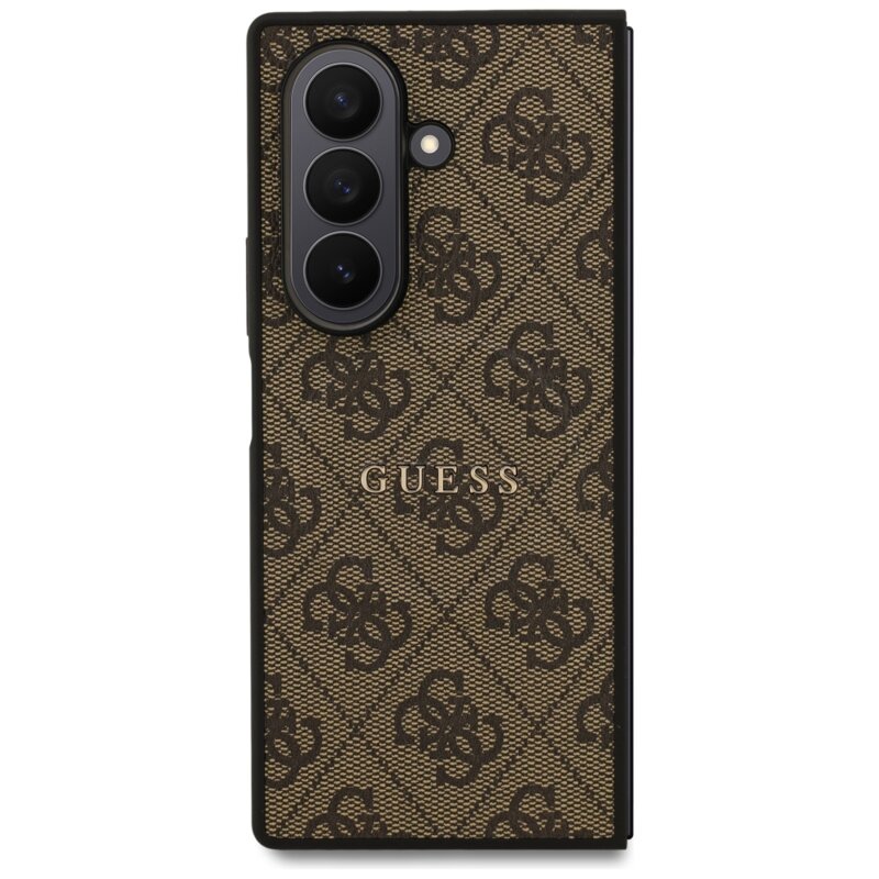 Husa originala Guess Samsung Galaxy Z Fold7 Hardcase 4G Classic MagSafe, maro, GUHMZFD7P4MSEGCW