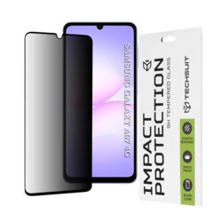 Folie sticla Samsung Galaxy A07 4G Techsuit 111D Privacy Full Glue, negru