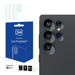 [Pachet 4x] Folie Samsung Galaxy S25 Ultra 3mk Lens Protection, transparenta
