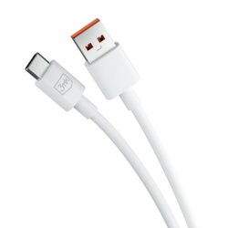 Cablu de date USB-A la USB-C 60W, 3mk Hyper, alb, 1.2m