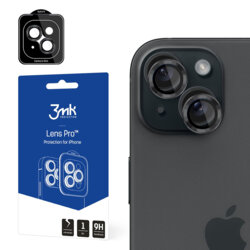 Folie iPhone 15 3mk Lens Protection, Graphite