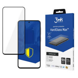 Folie sticla Samsung Galaxy A56 5G 3mk HardGlass Tempered Screen Protector, negru