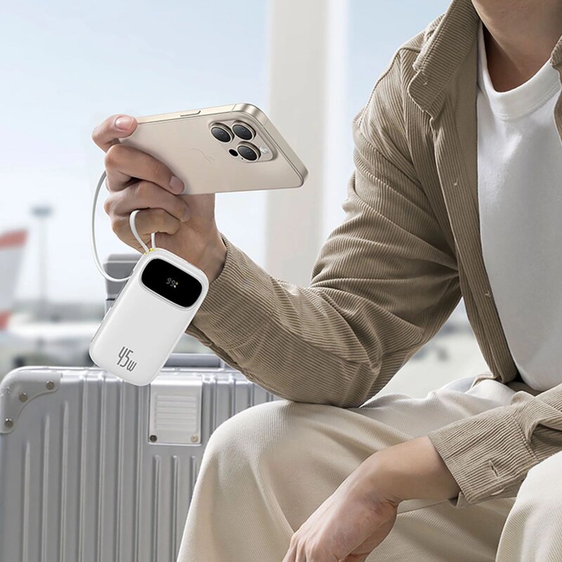 Baterie externa USB, Type-C 20000mAh Baseus, albastru, E0028D03