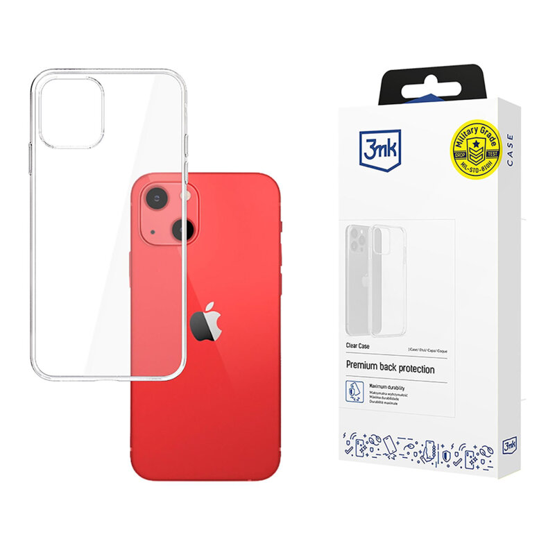 Husa iPhone 13 3mk Clear Case, Transparent