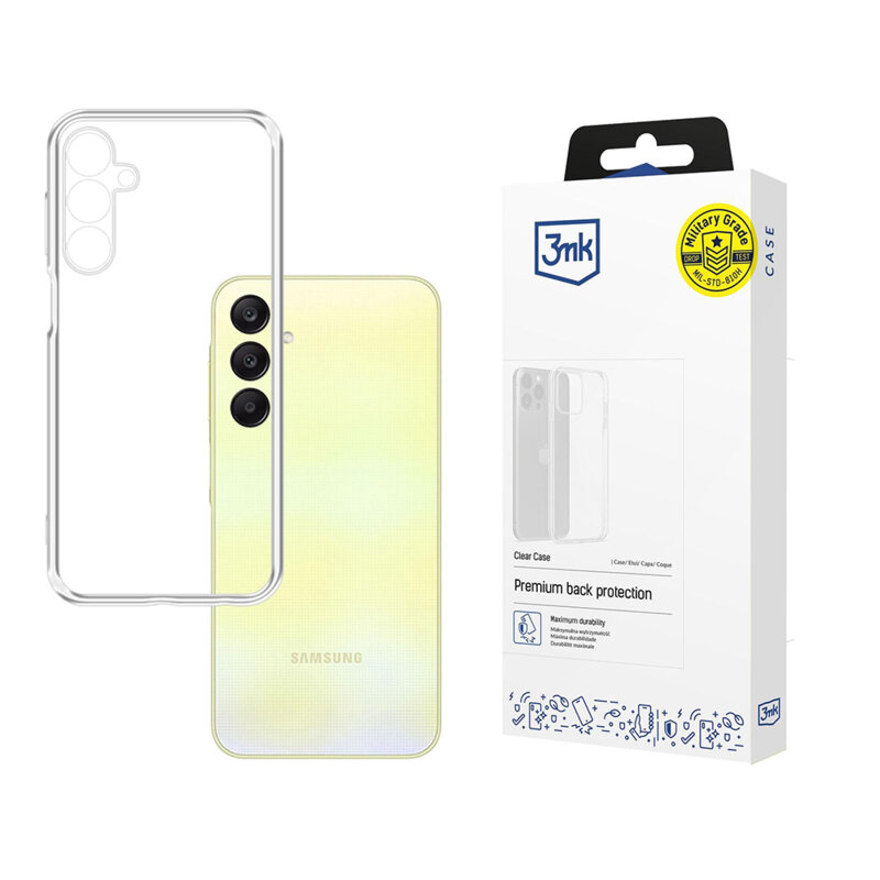 Husa Samsung Galaxy A25 5G 3mk Clear Case, Transparent