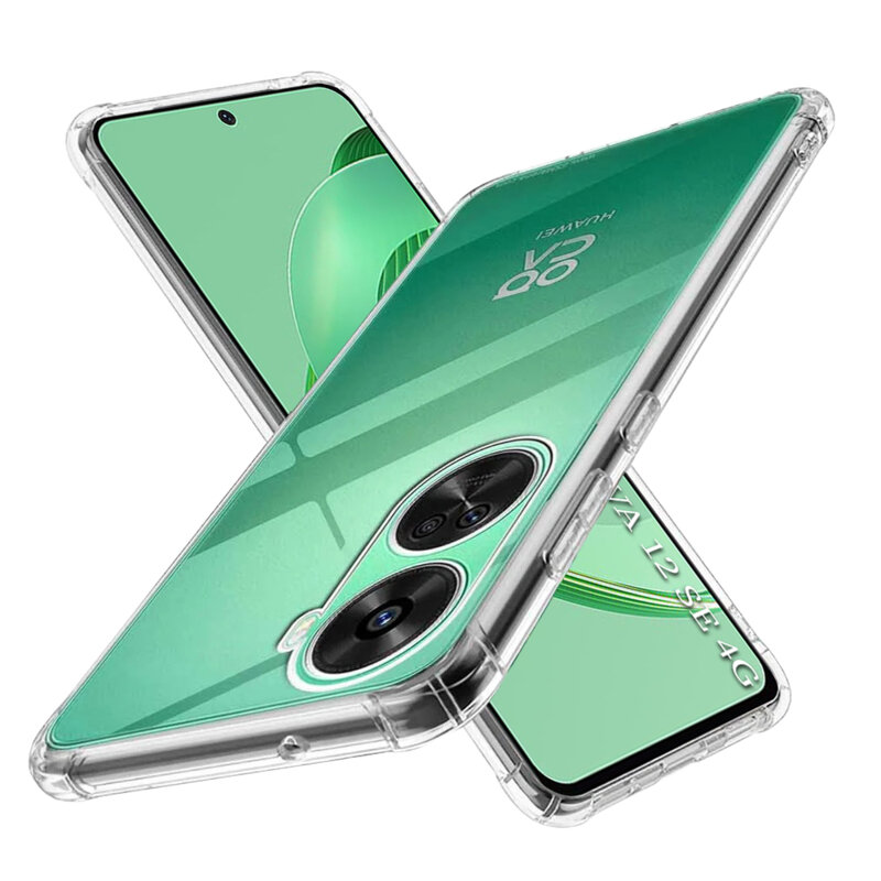 Husa Huawei nova 12 SE Techsuit Shockproof Clear Silicone, transparenta