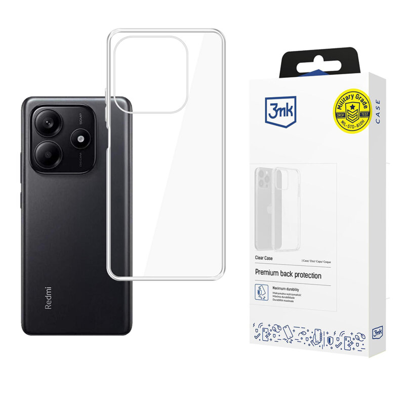 Husa Xiaomi Redmi Note 14 5G 3mk Clear Case, Transparent