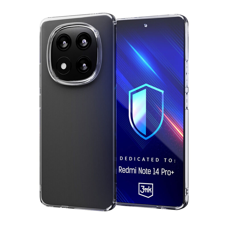 Husa Xiaomi Redmi Note 14 Pro+ 5G 3mk Clear Case, Transparent